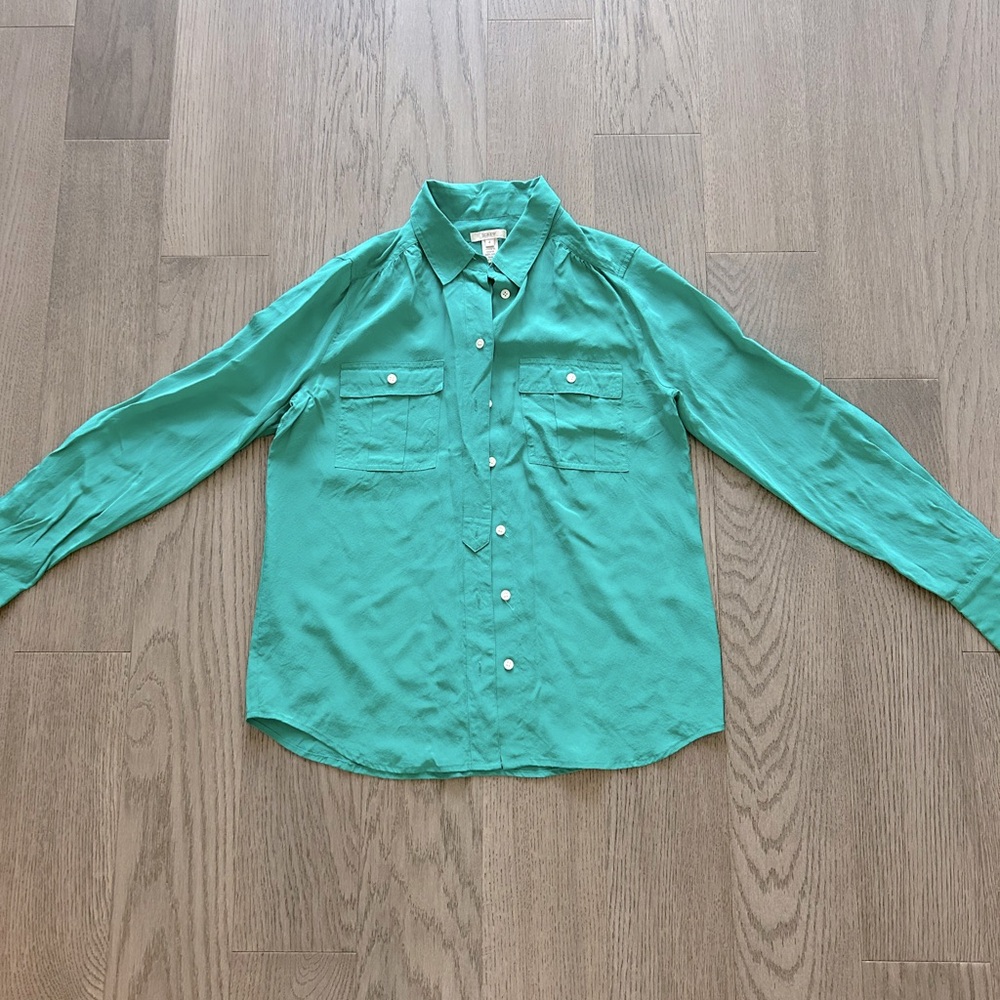 J.crew silk blouse